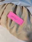 King Size Bed Skirt With Elastic Golden Beige