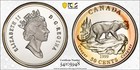 Pr69dcam 1999 50c Canada Silver Cougar 50 Cent Proof  Pcgs- Rainbow Toned