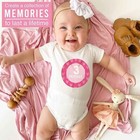 20 Monthly Baby Milestone Stickers Girl - Pink Baby Monthly Milestone   