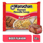  24 Pack  Maruchan Ramen Noodle Soup  Beef Flavor Instant Noodles  3 Oz  Pack Of