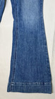 Womens Sz 12 Jeans High Waist Wide-leg Patch Pockets Flat Front Stretch Classic