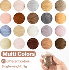 Sukh 40pcs Felting Wool Roving - 20 Dark Colors For Needle   