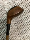 Antique Hickory Wood Shaft Large Head Driver Golf Club 11   C7