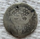 1805 Draped Bust Dime Rare Early Key Date Type Coin Vg Detail Holed Damaged