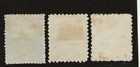 Fiji Scott  46- 48 Used 1891-92 With Surcharge Overprint  Nice Cds Cancels  F vf