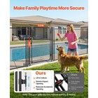 Uimoso Pool Fence Gate 4 X 2 5 Ft Detachable Inground Pool Gate Lockable Black