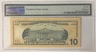 Billete De 10 D  lares Con Estrella A  o 2004 A certificado Pmg-66 para Colecci  n 