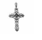 Celtic Faith Cross  Irish Christian Pendant On 20  925 Sterling Silver Necklace