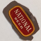 60s 70s National Beer Scarce Uniform Patch 3  Vintage