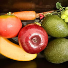 Lot Of 7 Vintage Artificial Fake Fruit Mix Realistic Lifelike Farm Decor W box