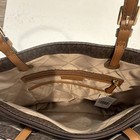 Michael Kors Jet Set Travel Medium Ew Signature Tote Brown 38t8cttt4b Nwt