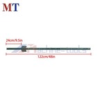 20 Pack Garden Fence Post 4 Feet Heavy Duty Metal U-post For Wire Fence Green