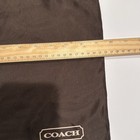 Coach Brand Brown Silk   Satin Dust Bag Draw String 15 Inches By 19 Inches