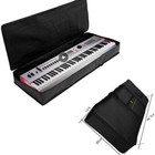 Portable 61key Keyboard Electric Piano Padded Case Gig Bag Advanced Fabric Black