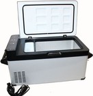 32 Quart Car Refrigerator 12v 24 Volt  Camping Rv Travel Portable Cooler Fridge