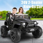 2 Seater Ride On Car Kids 24v Truck Remote Control Battery Electric Power Wheels