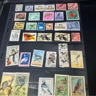 Vintage World Bird Stamps Lot 60  Cto Mint Canceled Wildlife International