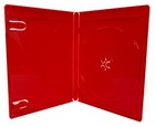 10 Premium Standard Solid Red Blu-ray Single Cases 12mm   1-3 Days
