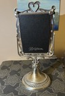 Vintage Brighton Silver Toned Marie Antoniette Vanity Mirror