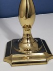Brass Candle Stick Holder Vintage 9 24  Single Polished Brass