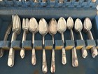 Vintage Lot Of 57 Pieces  wm Rogers beloved Silverware Flatware In Case