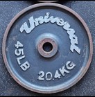 45 Lb Universal   York Dan Lurie Ivanko Weider Eleiko Billard Schisler American