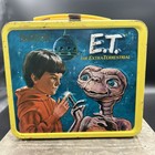 Vintage 1982 E t  The Extra-terrestrial Metal Lunch Box   Thermos - Aladdin