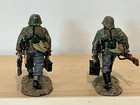 King And Country Ws123 Machine Gun Team Wwii German Infantry Metal  retired 
