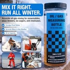  2-pack  Wide Mouth Oil   Gas Measuring Bottle - Reusable Mixing Bottle For 