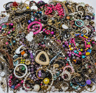 Huge Vintage To Now Jewelry Junk Lot 4  Lbs Craft Repair Repurpose Tangled