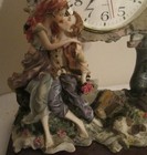 Crosa Quartz Mantel Clock Pendulum Clock Couple Embracing
