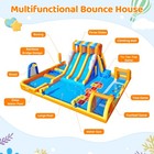 Inflatable Playground Slide Bounce House With Air Blower 750w  248   196   96  