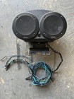 Plex Audio Speaker System Box With Kenwood Bluetooth Amp For Harley Davidson