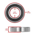 Caltric Open-caged Camshaft Bearing For Hondatrx400ex 18x37x9 1999-2007