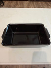 Emile Henry Made In France Bread Loaf Baker  9 4 X 5  Charcoal   Black