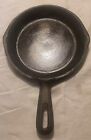 Vintage 6 1 2 Inch Cast Iron Metal Skillet Antique Frying Egg Pan Decor Cookware