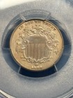 1882 Shield Nickel Pcgs Au-50- Scarce Late Date Example