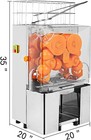 Commercial 304 Stainless Steel 120w Electric Orange Juicer Machine Squeezer 110v