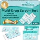 5 Panel Drug Test Kit 10 Pack Urine Thc Opi Amp Bz Cocaine Home Testing Strip