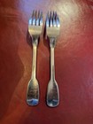 Rare Shoney s Restaurant Branded Set Of 2 Forks Memorabilia Big Boy Flatware