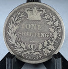 1834 Great Britain  Uk  United Kingdom  Shilling  Silver  William Iv   Km 713