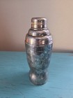 Antique 1920 Art Deco Silver Plated Cocktail Shaker