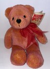 Avon Year Of The Teddy Bear 100th Anniversary 2002 Pink Orange Plush Stuffed