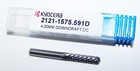 4 00mm   1575   Carbide Diamond Cut Router Burr  Downcut  Kyocera 2121-1575 591d