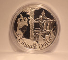 Canada 2002 Proof Silver Dollar- Queens Golden Jubilee Commemorative 