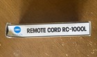 Minolta Maxxum Rc-1000l Remote Shutter Release Control Cord With Manual