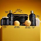 Bath Gift Baskets For Men  Boyfriend  Him  Dad  Noir Mens Spa Basket  Birthday