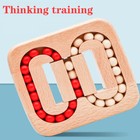 Children s Educational Toys Wooden Rolling Ball Stitching Game Decompression Toy