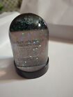 Do It Yourself Photo Snow Globe  Holds A Photo  Silver Glitter Snow