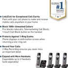 Panasonic - Kx-tgd864s Link2cell Dect 6 0 Expandable Cordless Phone System Wi   